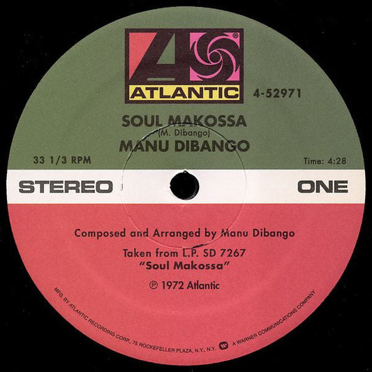 Manu Dibango - Soul Makossa / New Bell | Mint (M) Generic-Music History