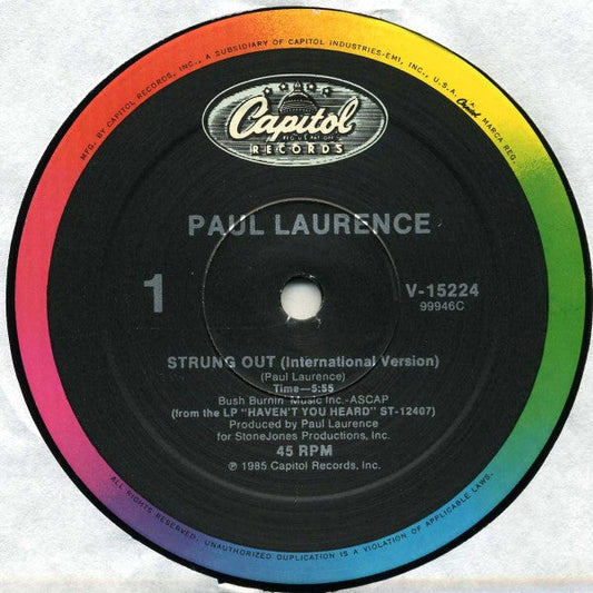 Paul Laurence - Strung Out | Mint (M) Generic-Music History