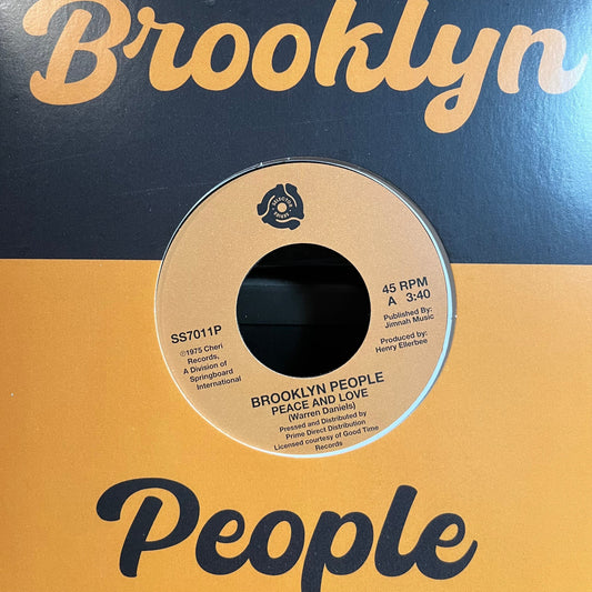Brooklyn People - Peace And Love / Wreck (RSD 2025 7" VINYL) | Mint (M) Mint (M)-Music History