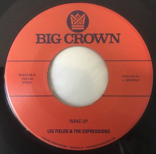 Lee Fields - Wake Up / You're What's Needed In My Life (7" VINYL) | Mint (M) Generic-Music History