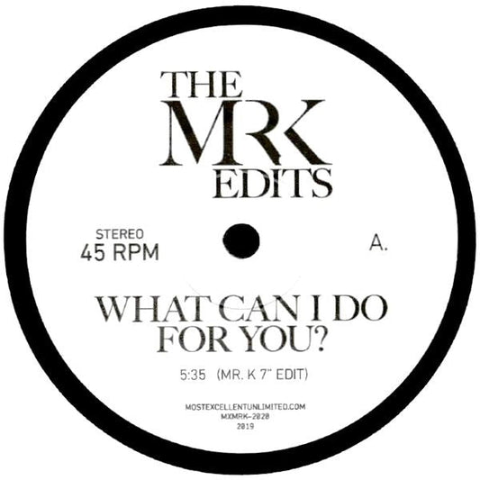 What Can I Do For You / Messin' With My Mind (7" VINYL) | Mint (M) Generic-Music History