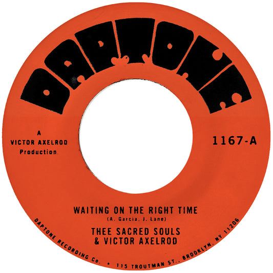 Thee Sacred Souls - (PRESALE 7/31/26) Waiting on the Right Time b/w Waiting #2 (7" VINYL) |-Music History