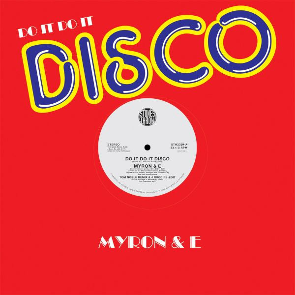 Myron & E - Do It Do It Disco - 12" (Vinyl) |-Music History
