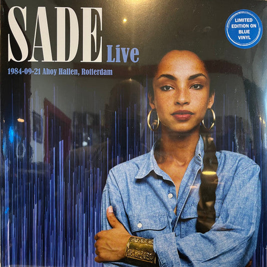 Sade - Live 1984-09-21 Ahoy Hallen, Rotterdam (BLUE VINYL) | Mint (M) Mint (M)-Music History