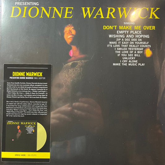 Presenting Dionne Warwick (YELLOW VINYL) |-Music History