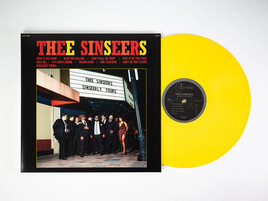 Thee Sinseers - Sinseerly Yours (OPAQUE YELLOW VINYL) | Mint (M) Mint (M)-Music History