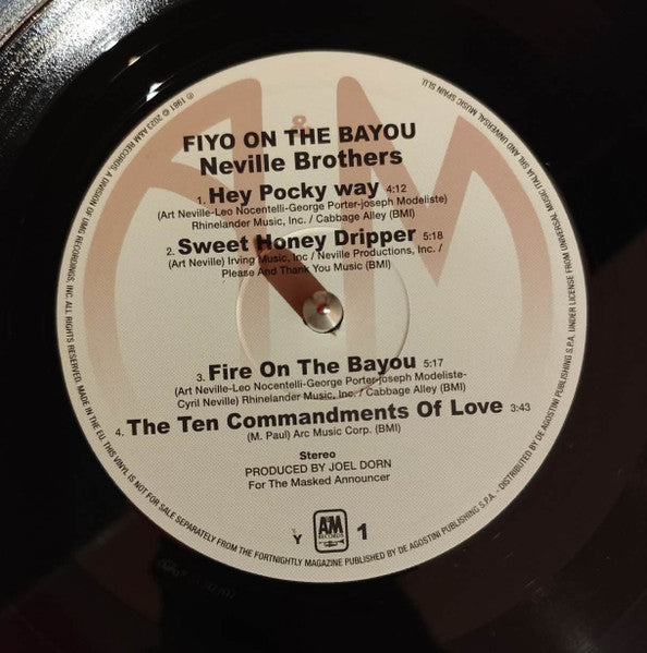 The Neville Brothers - Fiyo On The Bayou (VINYL - ITALY 2024) | Mint (M) Mint (M)-Music History