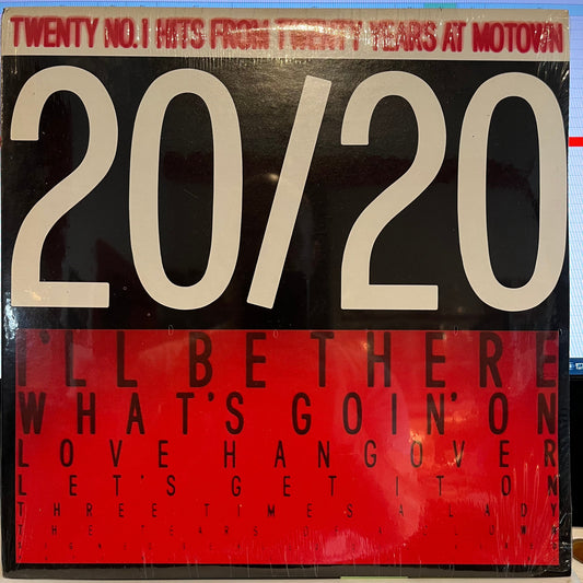 20/20 Twenty No.1 Hits From Twenty Years At Motown *SEALED* | Mint (M) Near Mint (NM)-Music History