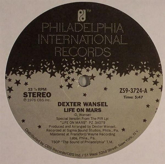 Dexter Wansel - Life On Mars / The Sweetest Pain (VINYL) |-Music History
