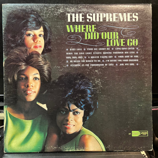 The Supremes - Where Did Our Love Go (VINYL LP MOTOWN MT 621 1964) | Very Good Plus (VG+) Very Good Plus Plus (VG++)-Music History