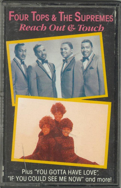 Four Tops - Reach Out And Touch (CASSETTE) | Excellent+ (EX+) Very Good Plus Plus (VG++)-Music History