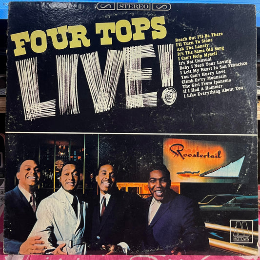 Four Tops - Four Tops Live | Excellent (EX) Very Good Plus (VG+)-Music History
