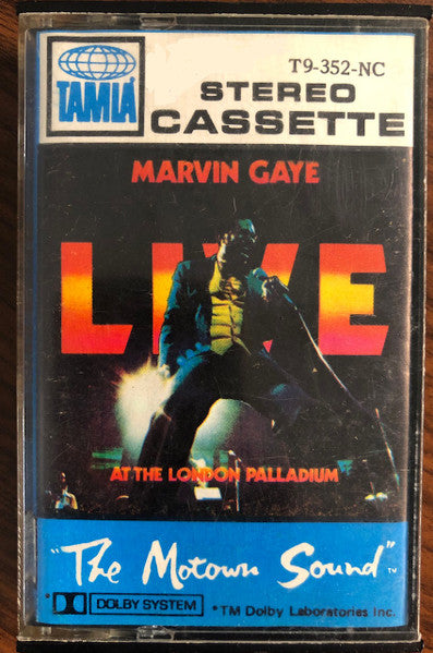 Marvin Gaye - Live At The London Palladium (CASSETTE) | Excellent (EX) Excellent (EX)-Music History