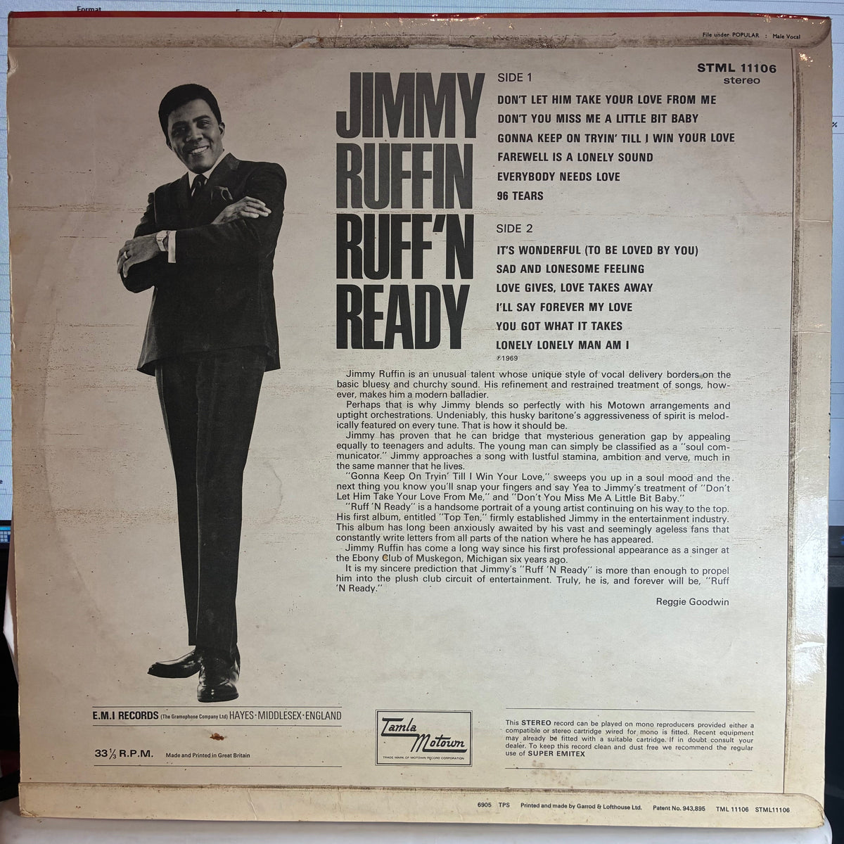 Ruff'n Ready (VINYL) |-Music History