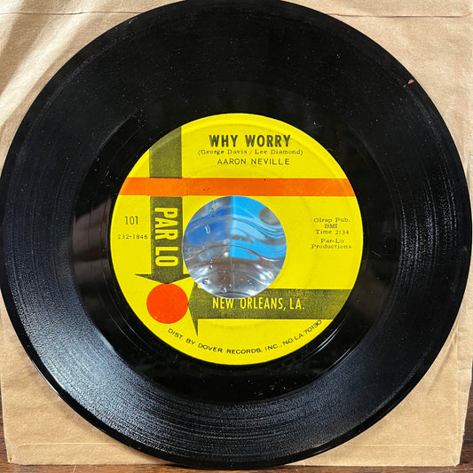 Aaron Neville - Tell It Like It Is / Why Worry (7" VINYL) | Excellent (EX) Generic-Music History