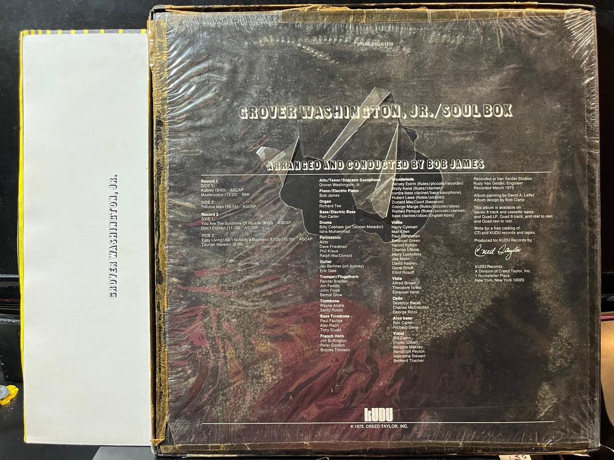 Grover Washington, Jr. - Soul Box (VINYL 2xLP Kudu KUX 1213 1973) | USED Near Mint- (NM-) Excellent+ (EX+)-Music History