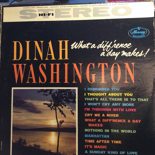 Dinah Washington - What A Diff'rence A Day Makes! (VINYL) | Near Mint- (NM-) Excellent+ (EX+)-Music History