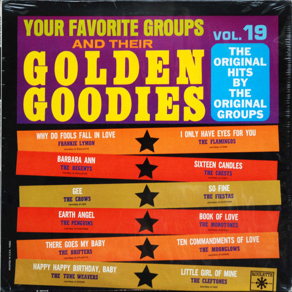 Various - Golden Goodies - Vol. 19 | Near Mint (NM) Near Mint (NM)-Music History