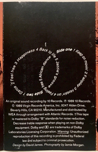 Soul II Soul - Keep On Movin' *CASSETTE* | Near Mint (NM) Near Mint (NM)-Music History