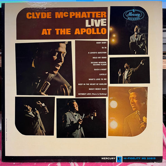 Clyde McPhatter - Live At The Apollo | Near Mint (NM) Near Mint (NM)-Music History