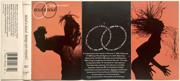 Soul II Soul - Keep On Movin' *CASSETTE* | Near Mint (NM) Near Mint (NM)-Music History