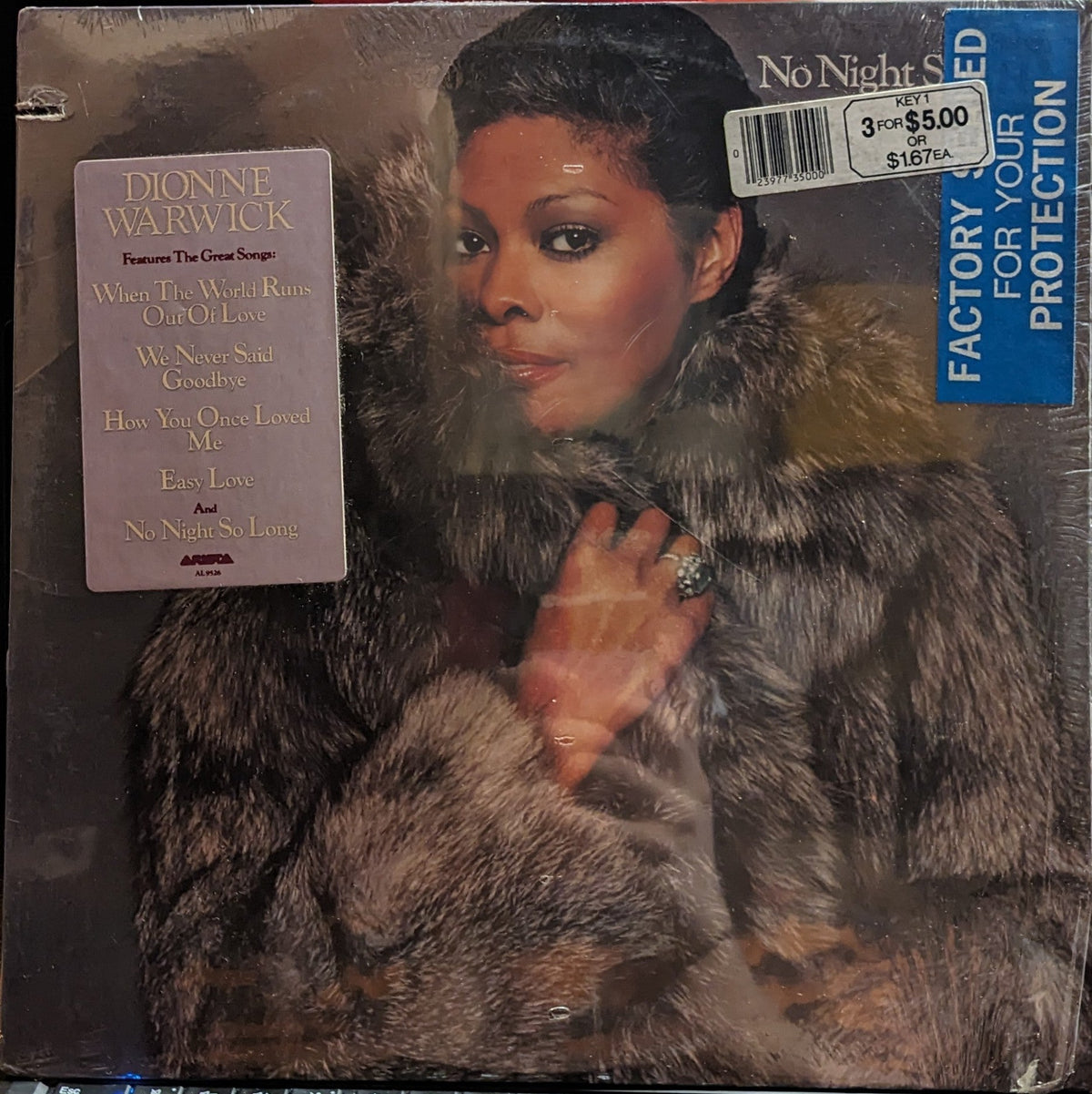 Dionne Warwick - No Night So Long *CLUB* | Near Mint (NM) Near Mint (NM)-Music History