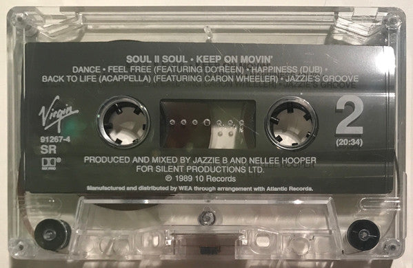 Soul II Soul - Keep On Movin' *CASSETTE* | Near Mint (NM) Near Mint (NM)-Music History