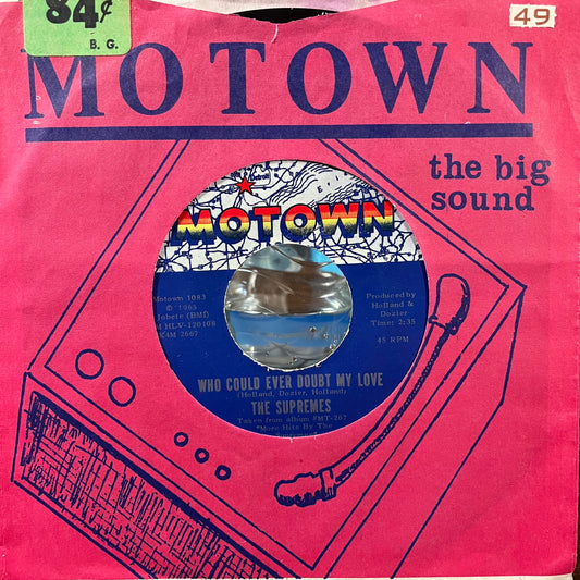 The Supremes - I Hear A Symphony / Who Could Ever Doubt My Love (7" VINYL) | Near Mint (NM or M-)-Music History