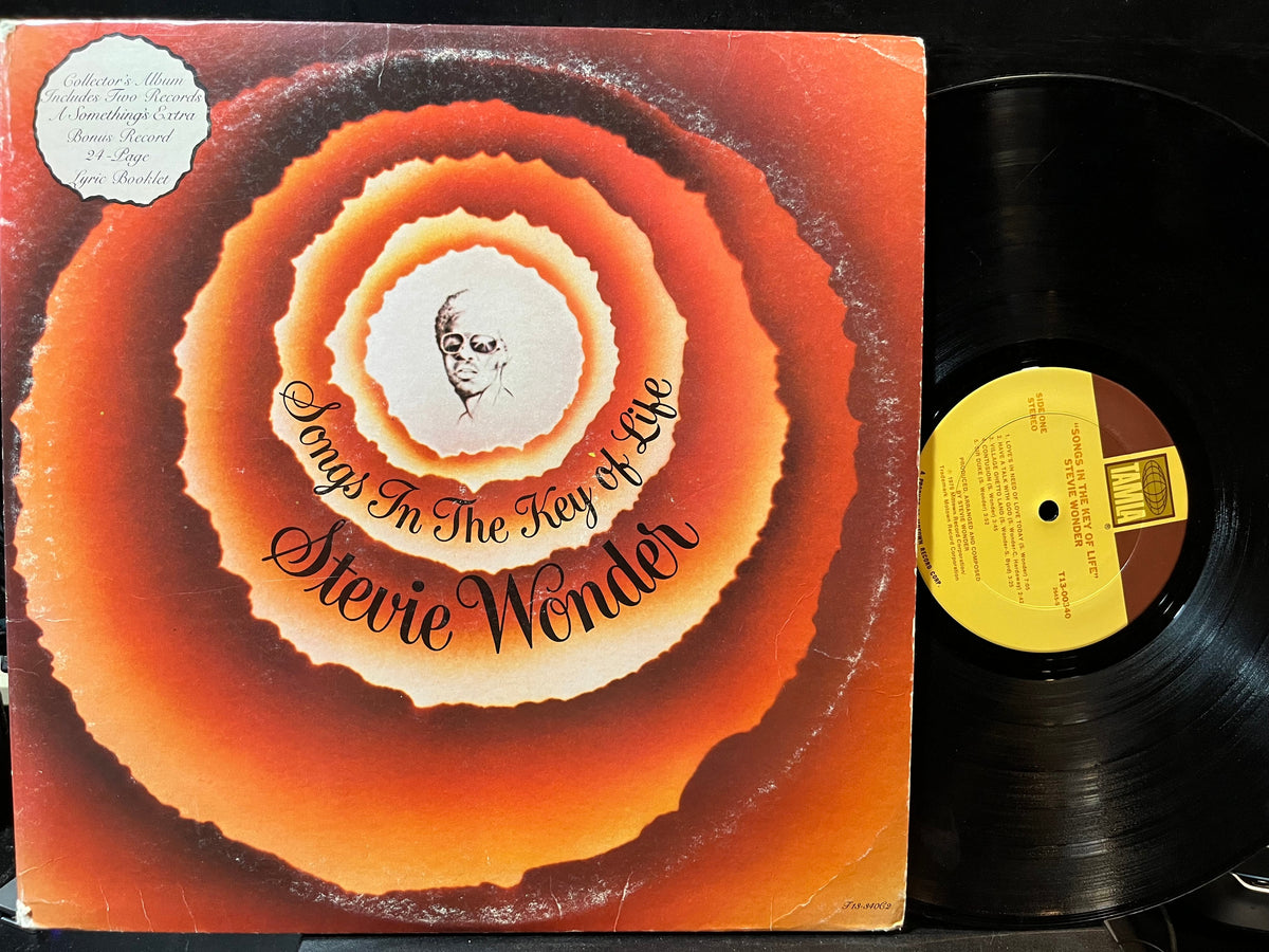 Stevie Wonder - Songs In The Key Of Life (VINYL 2xLP TAMLA T13-00340 1976) | USED Very Good Plus (VG+) Very Good (VG)-Music History