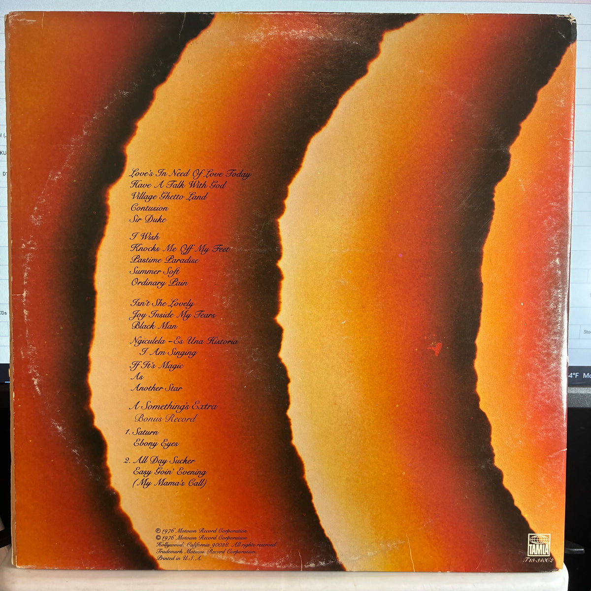 Stevie Wonder - Songs In The Key Of Life (2x VINYL *NO 7"*) | Very Good Plus (VG+) Very Good Plus (VG+)-Music History