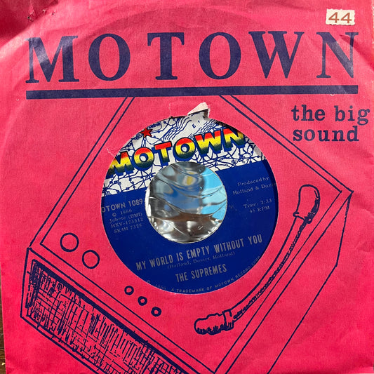 The Supremes - My World Is Empty Without You (7" VINYL) | Very Good (VG)-Music History