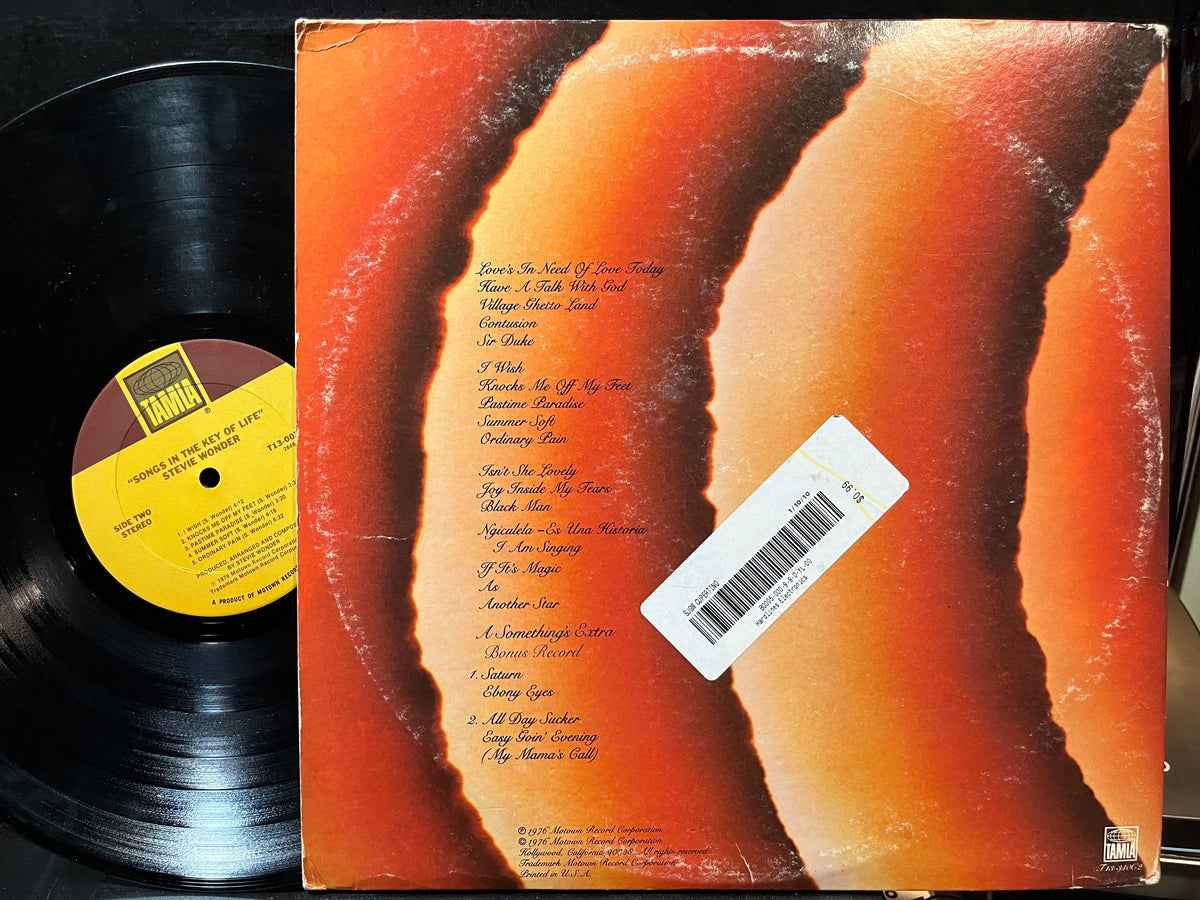 Stevie Wonder - Songs In The Key Of Life (VINYL 2xLP TAMLA T13-00340 1976) | USED Very Good Plus (VG+) Very Good (VG)-Music History