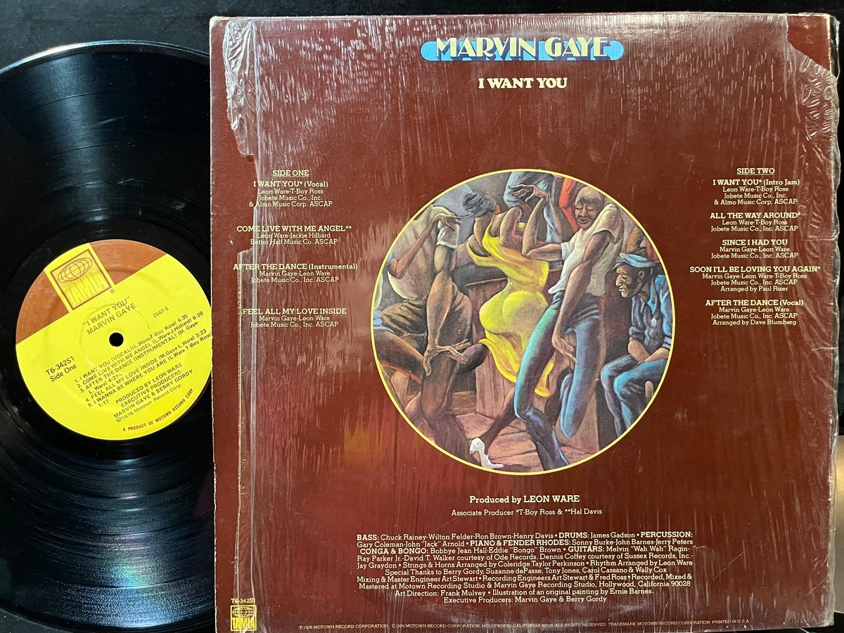 Marvin Gaye - I Want You (VINYL LP Tamla T6-342S1 1976) | Very Good (VG) Near Mint (NM)-Music History