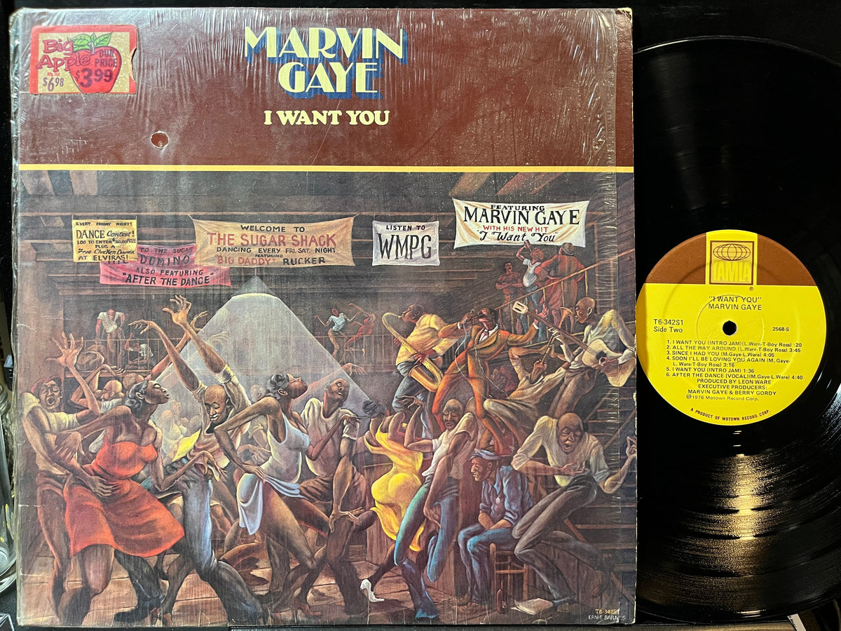 Marvin Gaye - I Want You (VINYL LP Tamla T6-342S1 1976) | Very Good (VG) Near Mint (NM)-Music History