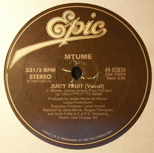 Mtume - Juicy Fruit (VINYL 12") | NEW Mint (M) Generic-Music History