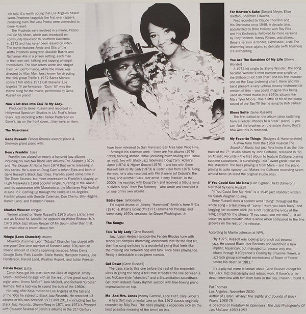 Gene Russell - Talk To My Lady | Mint (M) Mint (M)-Music History
