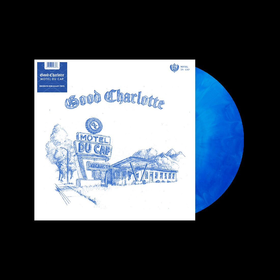 Good Charlotte - Motel Du Cap (Indie Exclusive) (Blue Galaxy Vinyl) | Mint (M) Mint (M)-Music History