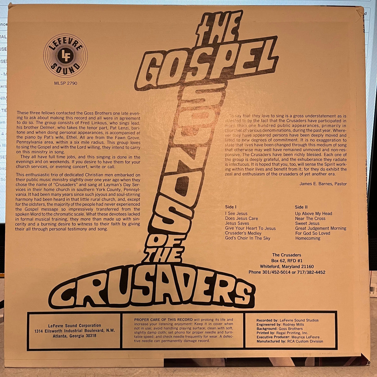 The Crusaders (2) - The Gospel Sounds Of The Crusaders | Near Mint (NM) Near Mint (NM)-Music History