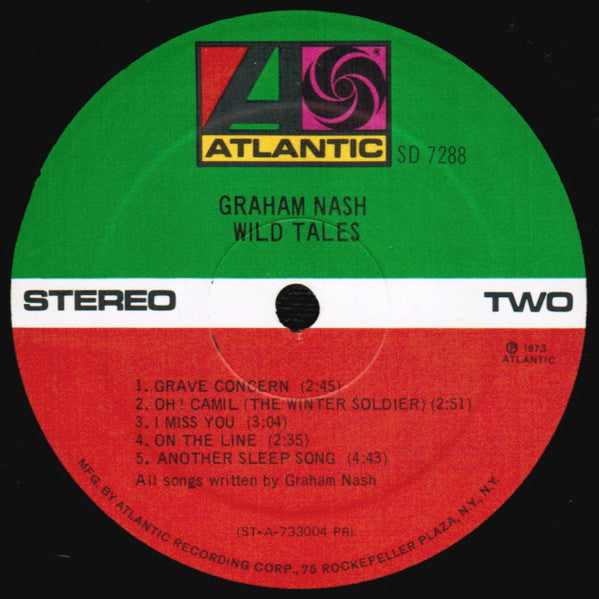 Graham Nash - Wild Tales | Near Mint (NM) Near Mint (NM)-Music History