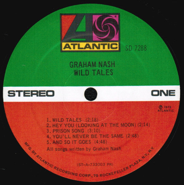 Graham Nash - Wild Tales | Near Mint (NM) Near Mint (NM)-Music History