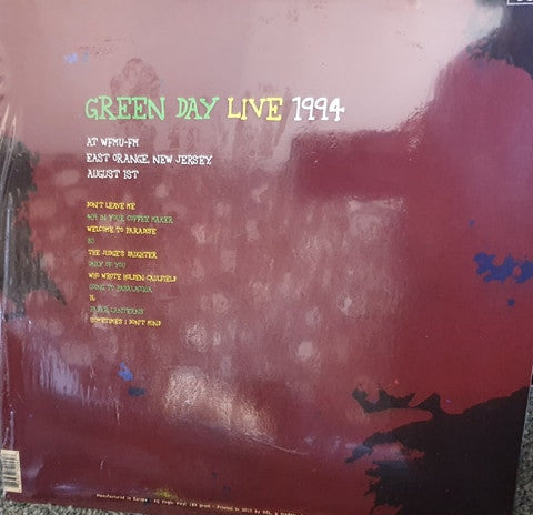 Green Day - Live At East Orange, New Jersey, 1994 | Mint (M) Mint (M)-Music History