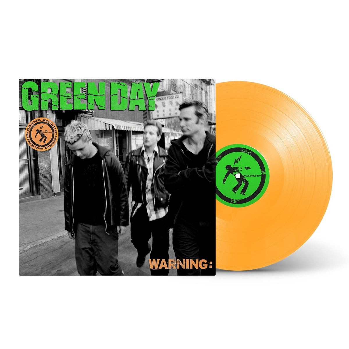 Green Day - Warning (25Th Anniversary Deluxe Edition) (Neon Orange Vinyl) | Mint (M) Mint (M)-Music History