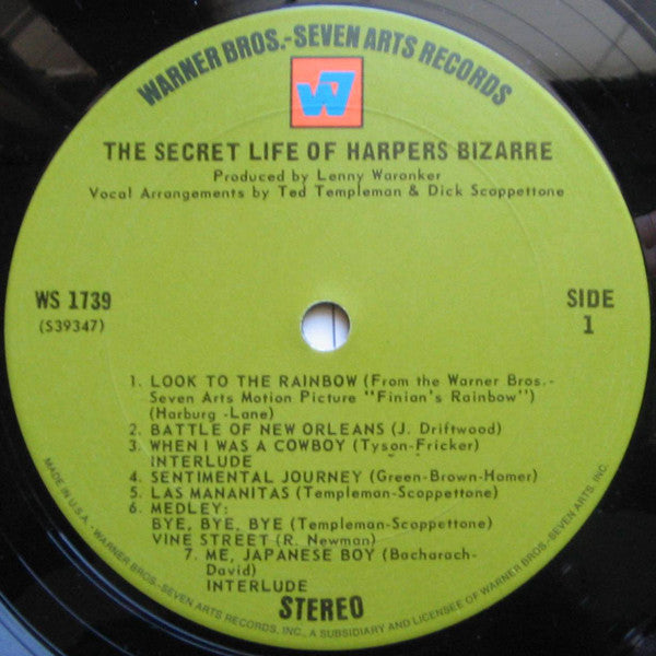 Harpers Bizarre - The Secret Life Of Harpers Bizarre | Near Mint (NM) Near Mint (NM)-Music History