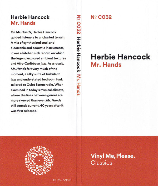 Herbie Hancock - Mr. Hands | Mint (M) Mint (M)-Music History
