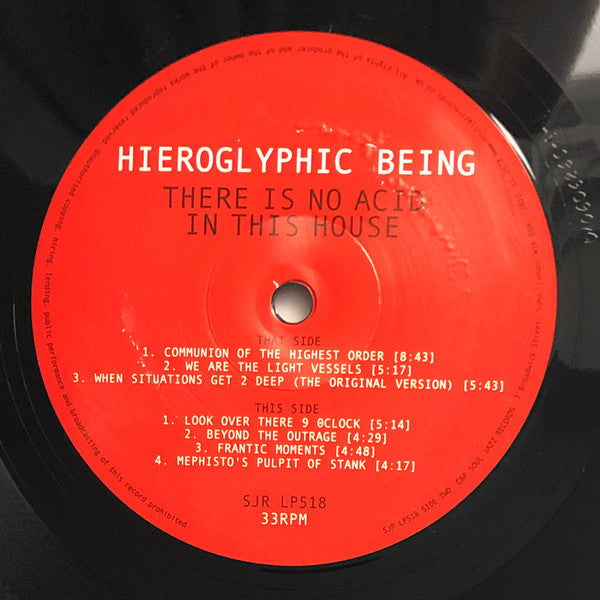 Hieroglyphic Being - There Is No Acid In This House | Mint (M) Mint (M)--Music History