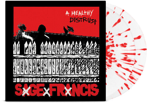 Sage Francis - (PRE-ORDER 10/10/25) A Healthy Distrust - Deluxe Anniv. Ed. [Explicit Content] (2xWHITE w/RED SPLATTER VINYL) | Mint (M) Mint (M)-Music History