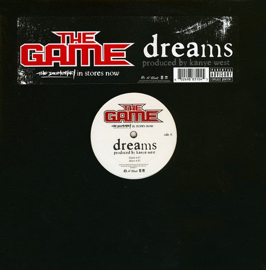 The Game - Dreams (VINYL 12" CZAR ENTERTAINMENT B0004953-11 2005) | Mint (M) Excellent+ (EX+)-Music History