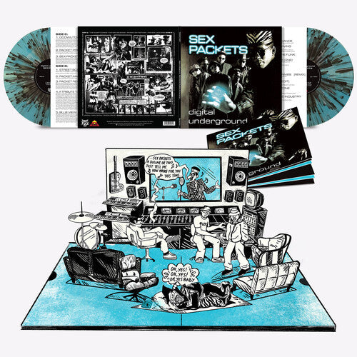 Digital Underground - Sex Packets (35th Anniversary) (2x BLACK/BLUE VINYL) | Fair (F)-Music History