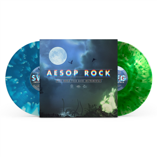 Aesop Rock - Spirit World Field Guide Instrumentals (GREEN + BLUE VINYL) | Mint (M) Mint (M)-Music History
