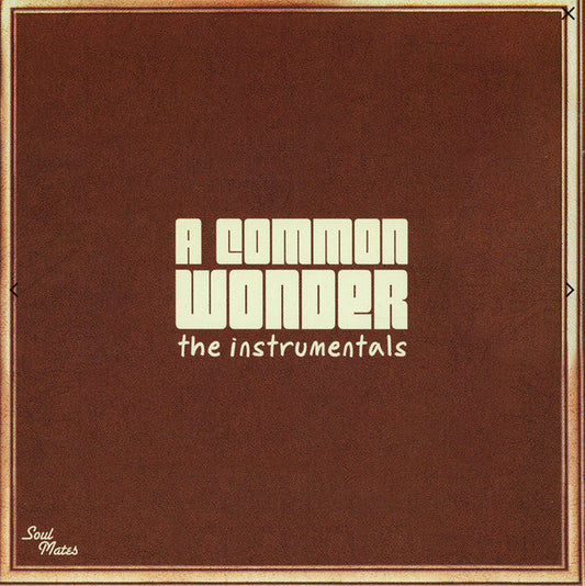 Amerigo Gazaway - A Common Wonder The Instrumentals | Mint (M) Mint (M)-Music History